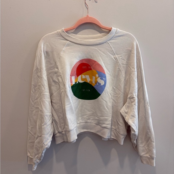 Levi's Tops - Levi's Raglan Crewneck Sweatshirt Women's